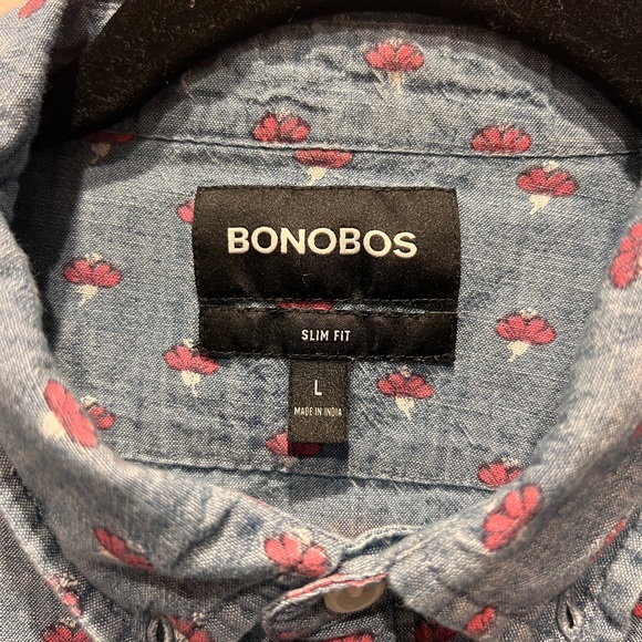 Bonobos Patterned Button Down Shirt - Picture 3 of 4